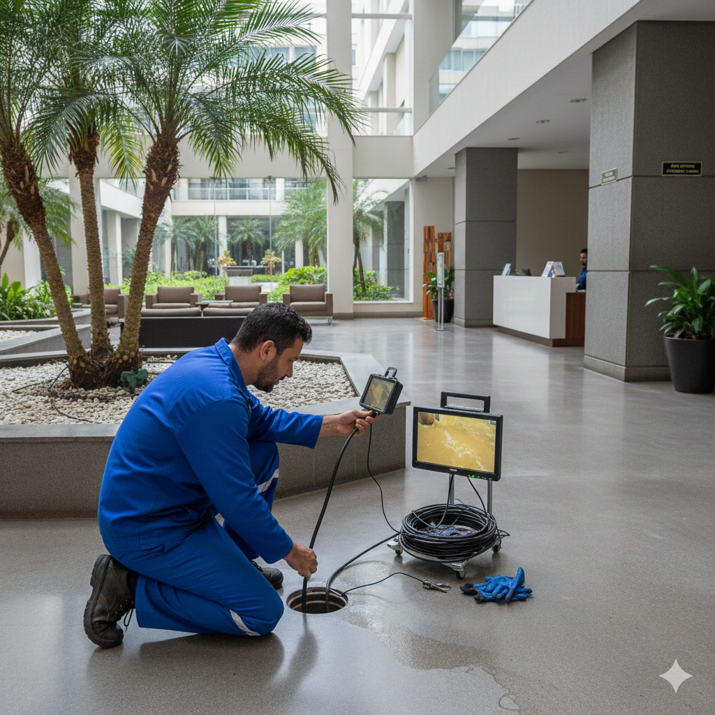 caça vazamento de esgoto